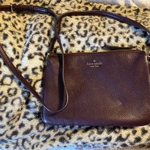 Kate Spade purple leather purse. Great condition